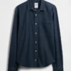 Denim overhemd met zakken