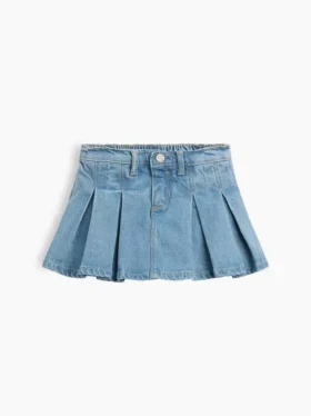 Denim plooijurkje voor Baby & Peuter