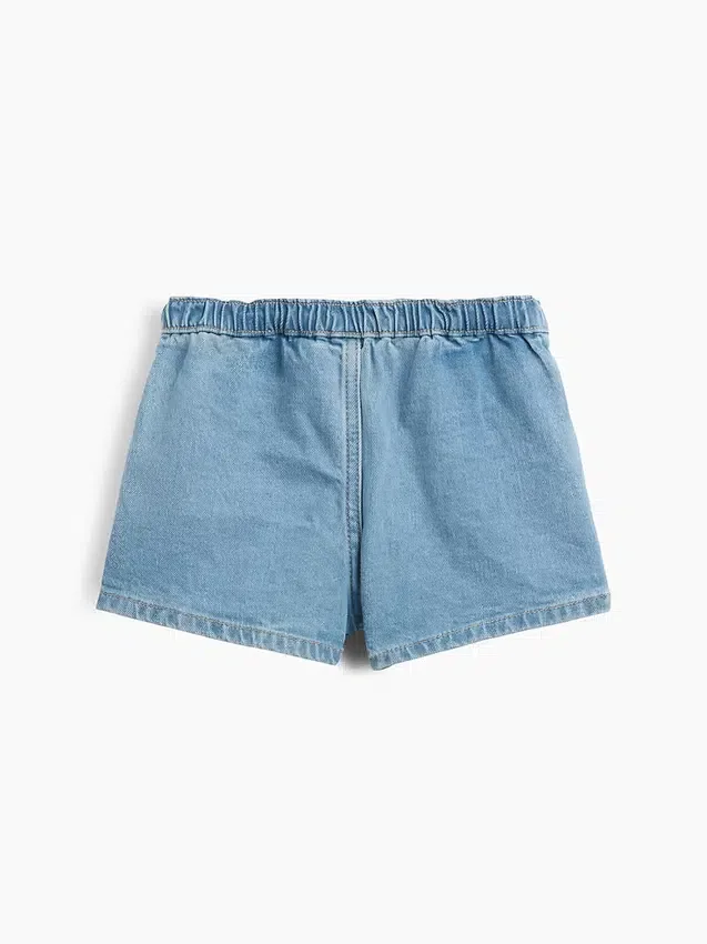 Denim plooijurkje voor Baby & Peuter