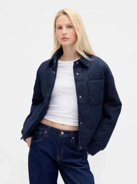 Denim pufferjack