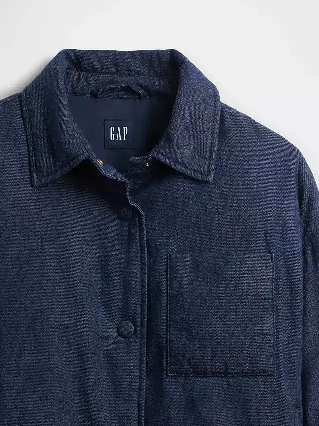 Denim pufferjack