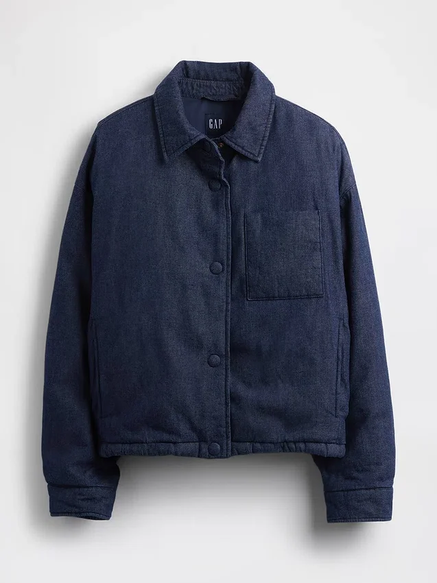 Denim pufferjack