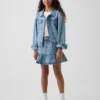 Denim rok met ruches voor kinderen