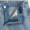 Denim rok met ruches voor kinderen
