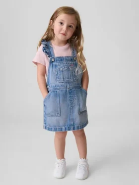 Denim rokje met ruches voor Baby & Peuter
