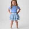 Denim rokje met ruches voor Baby & Peuter