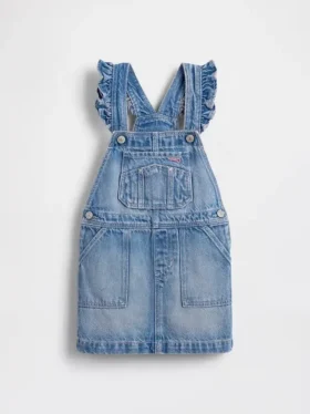 Denim rokje met ruches voor Baby & Peuter