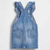 Denim rokje met ruches voor Baby & Peuter