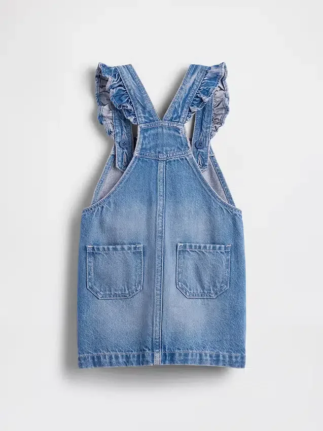 Denim rokje met ruches voor Baby & Peuter