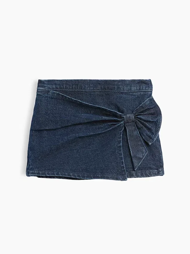Denim rokje met strik voor Baby & Peuter