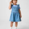 Denim rokje met zakjes in de vorm van een beertje voor Baby & Peuter