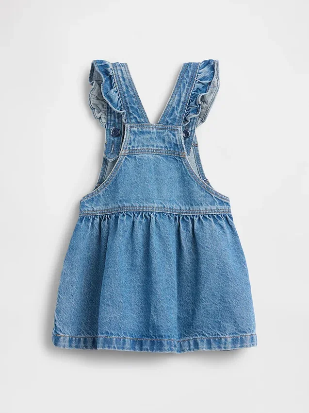 Denim rokje met zakjes in de vorm van een beertje voor Baby & Peuter