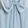 Denim-set met strik voor Baby & Peuter