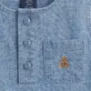 Denim-setje met zakjes voor baby’s