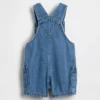 Denim-shortalls voor baby’s