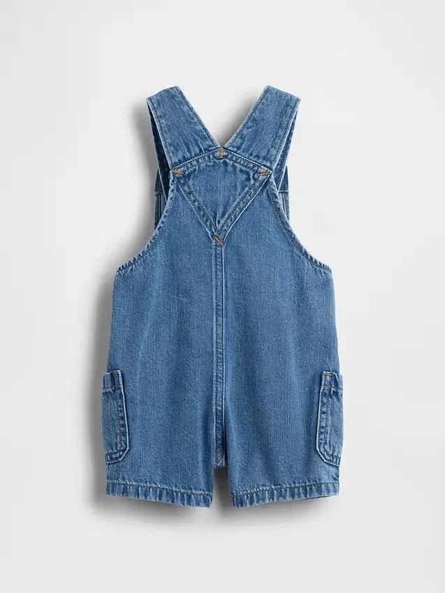 Denim-shortalls voor baby’s