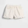 Denim Stride-korte broek met ruches voor Baby & Peuter