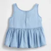 Denim tanktop met strik voor Baby & Peuter