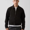 Denim werkjas met boxy pasvorm