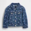 Denimjasje met bloemenprint voor Baby & Peuter