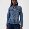 Denimjasje met getailleerde pasvorm