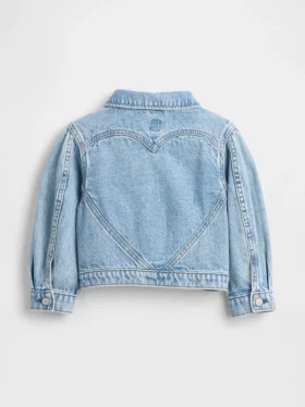 Denimjasje met hartmotief voor Baby & Peuter