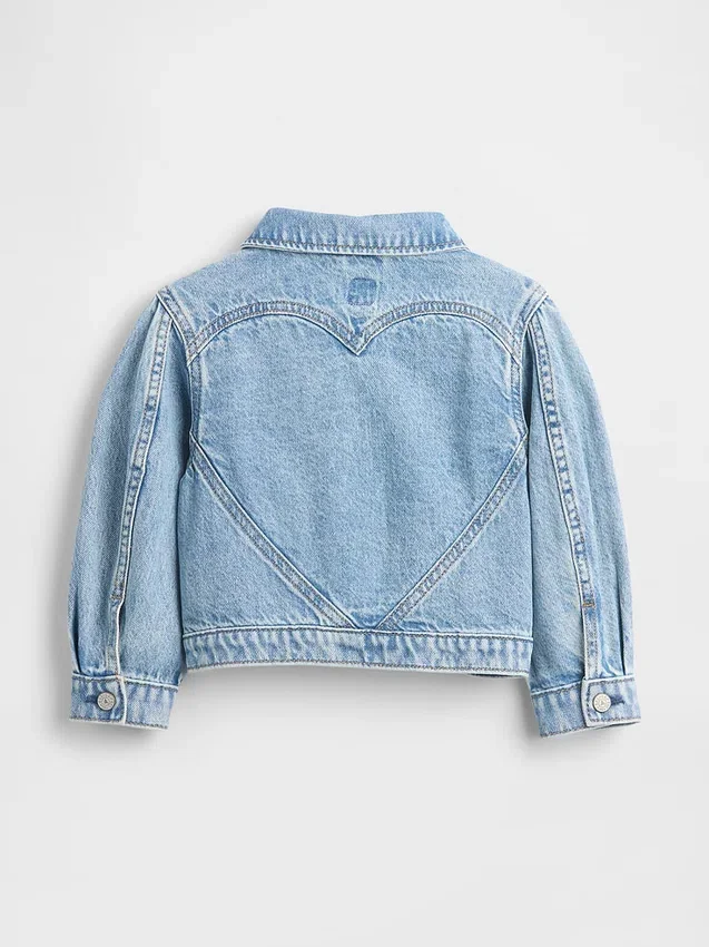 Denimjasje met hartmotief voor Baby & Peuter