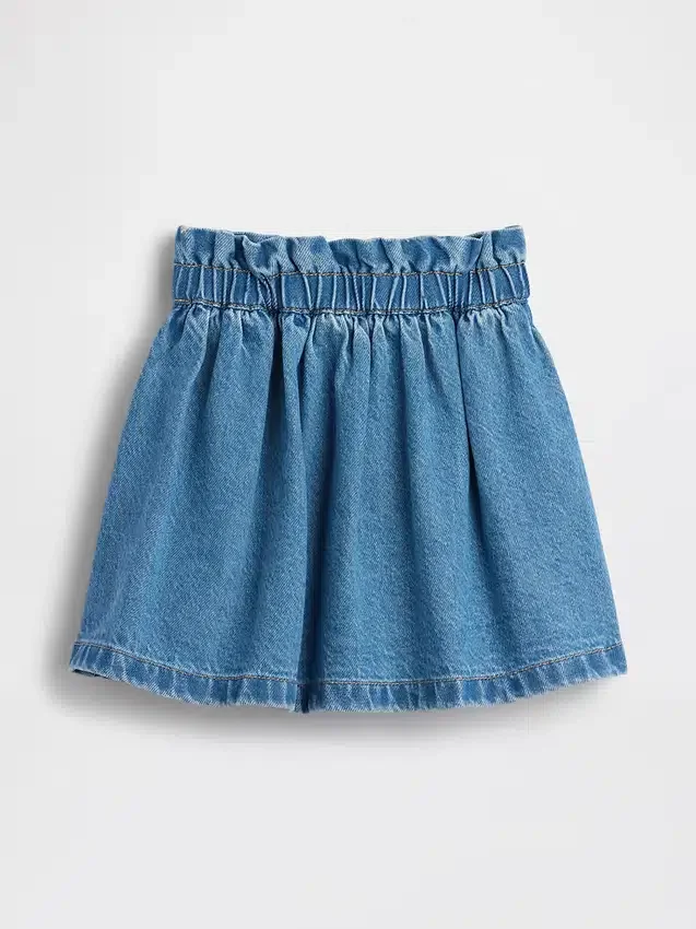 Denimrok met hartjespocket voor Baby & Peuter