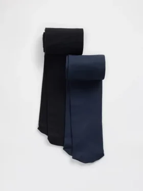 Doorschijnende kindertights (2-pack)