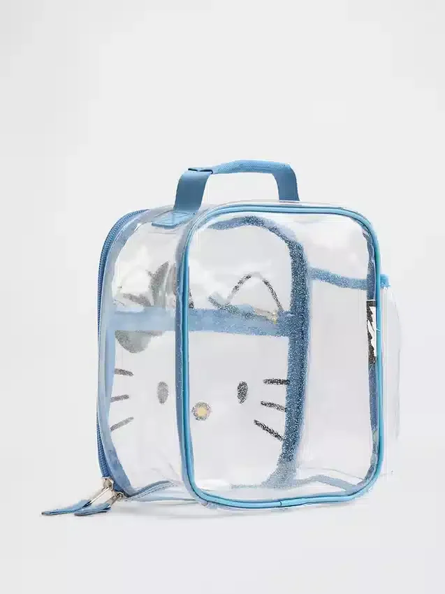 Doorzichtige Hello Kitty-lunchtas voor kinderen