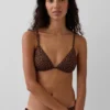 Driehoekige string-bikinitop