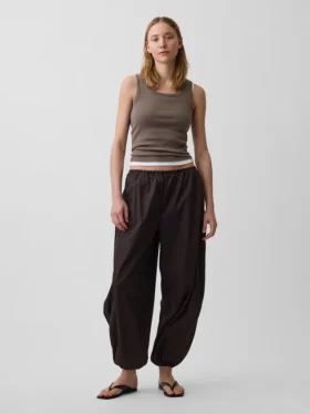 Easy Baggy-joggingbroek van biologisch katoenpopeline