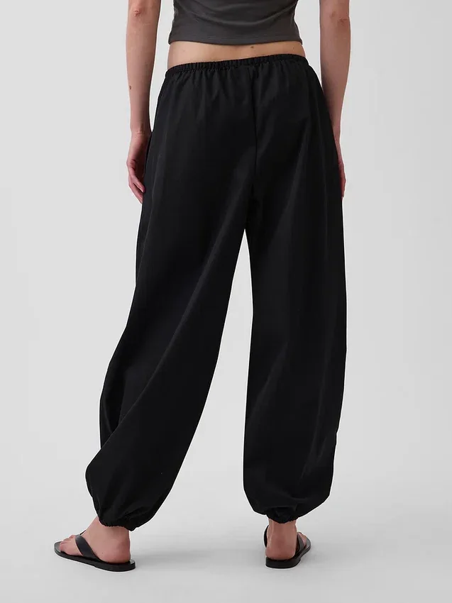 Easy Baggy-joggingbroek van biologisch katoenpopeline