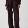 Easy Barrel-broek van linnenmix