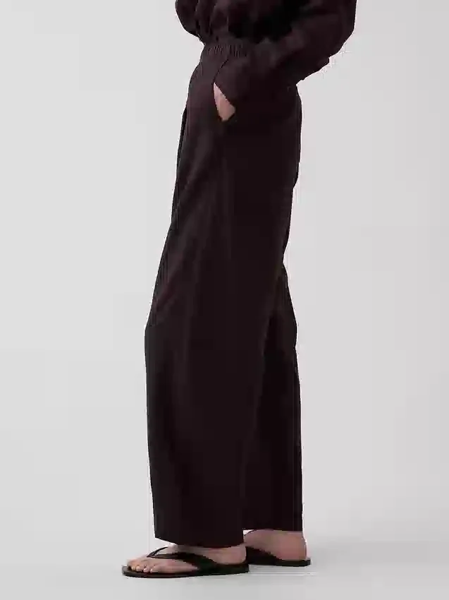 Easy Barrel-broek van linnenmix
