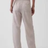 Easy Barrel-broek van linnenmix