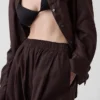 Easy Barrel-broek van linnenmix