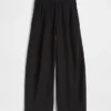 Easy Barrel-broek van linnenmix