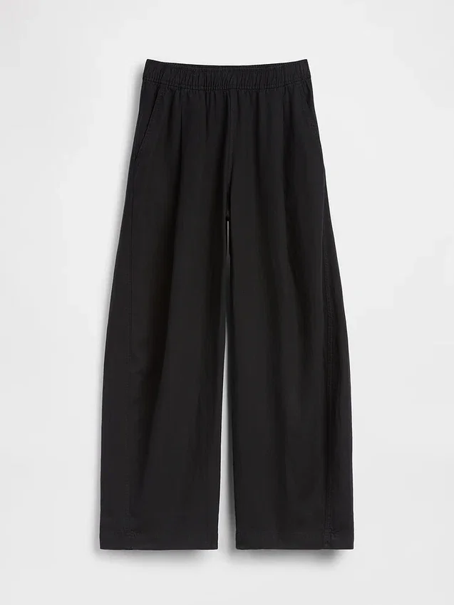 Easy Barrel-broek van linnenmix