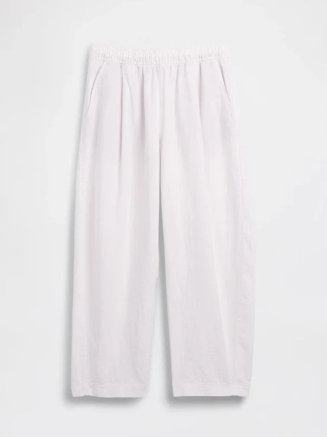 Easy Barrel-broek van linnenmix