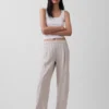 Easy Barrel-broek van linnenmix