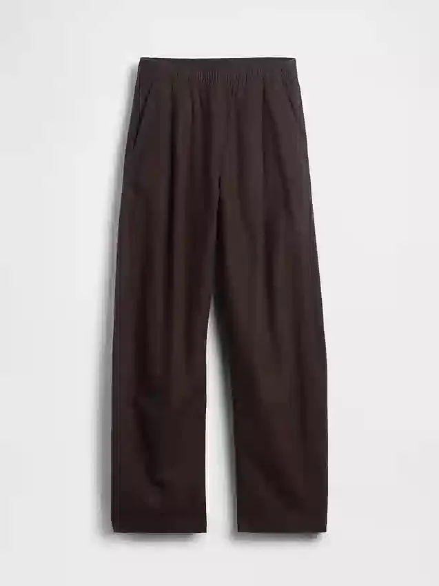 Easy Barrel-broek van linnenmix