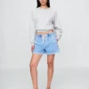 Easy denimkorte broeken