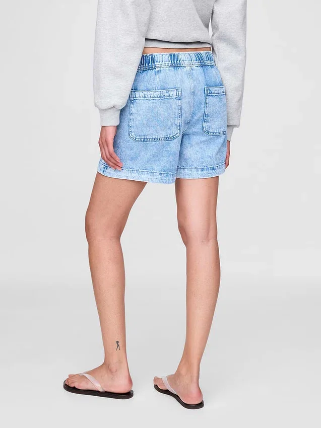 Easy denimkorte broeken