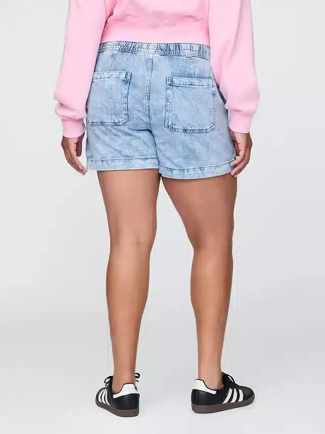 Easy denimkorte broeken