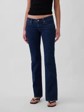 Extra lage taille, lange en slanke Jeans
