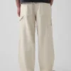 Extra wijde carpenter-Jeans met dubbele knieën
