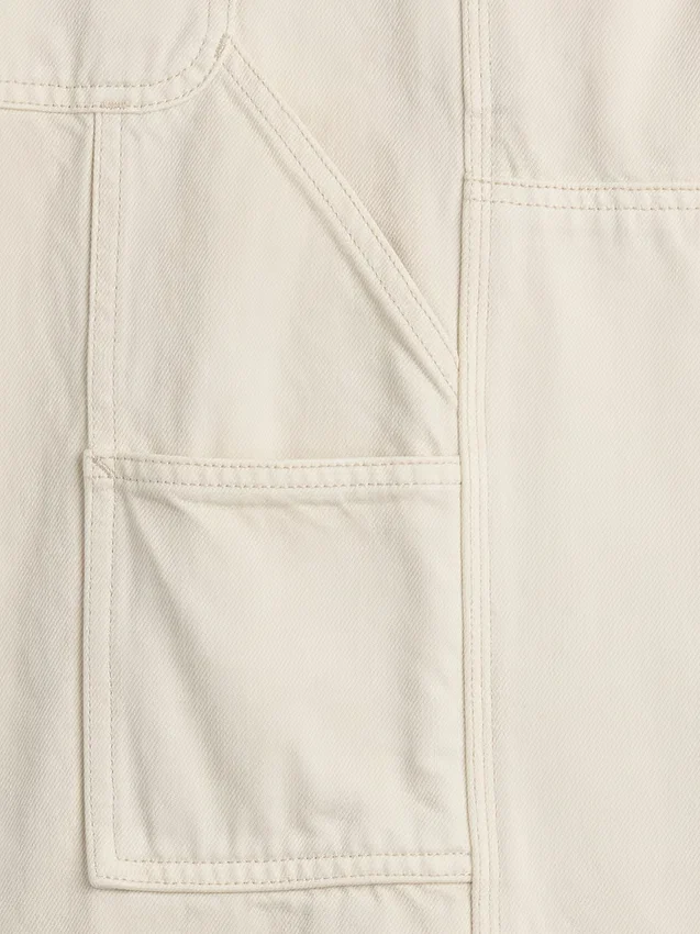 Extra wijde carpenter-Jeans met dubbele knieën