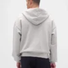 Extra zware hoodie met rits van French Terry voor volwassenen