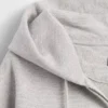 Extra zware hoodie met rits van French Terry voor volwassenen